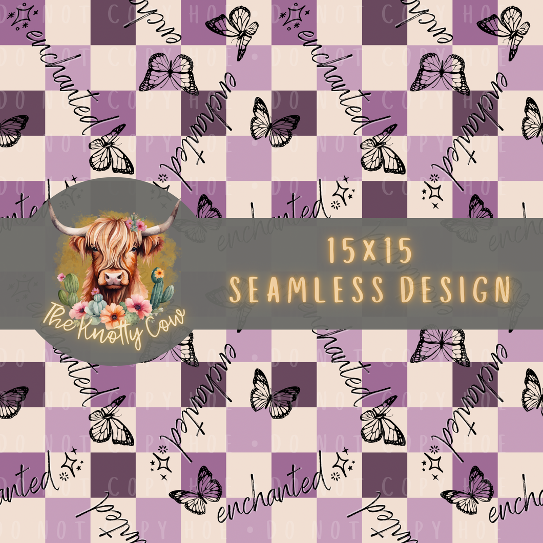 Enchanted Checkered Seamless