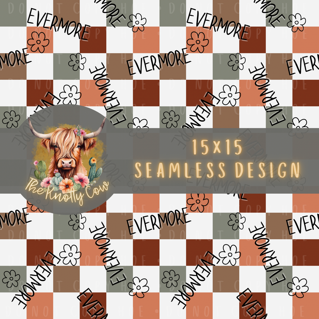 Evermore Checkered Seamless